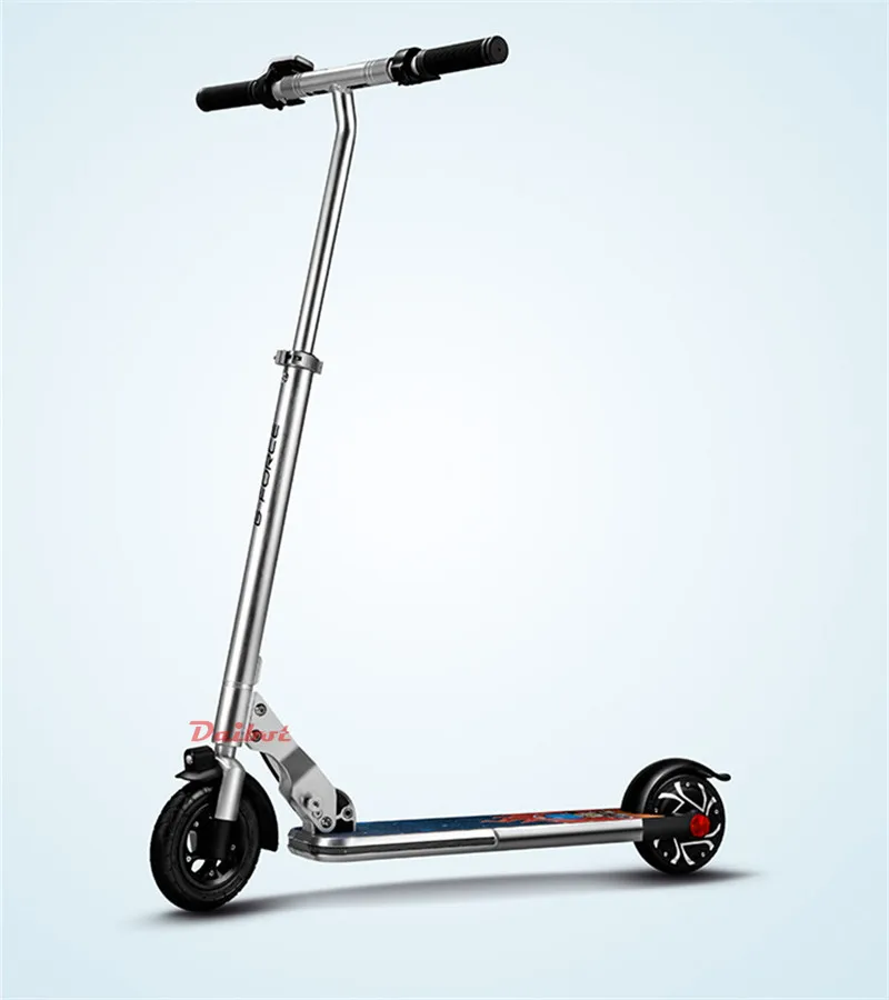 

Daibot Mini Electric Kick Scooter Two Wheels Electric Scooter 5 Inch 180w 20KM/H Foldable Portable Electric Scooter Adult