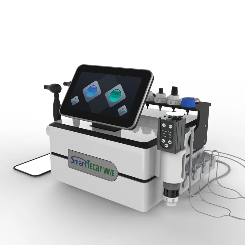 Smart Tecar Wave 3 In 1 Diatermia Terapia Combinata Onde D'Urto E Ems Stimolazione Muscolare Elettrica Attrezzatura Multifunzionale