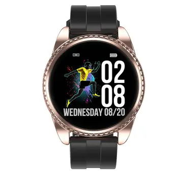 

Color Screen Temperature Blood Oxygen Heart Rate Monitor Alarm Clock Waterproof Dustproof Smart Bracelet