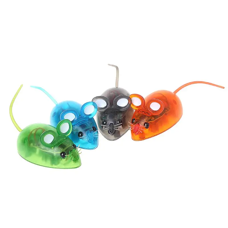Забавные нано красочные электронные игрушечные зверушки Роботизированная крыса для детей Рождественский подарок Y4QA