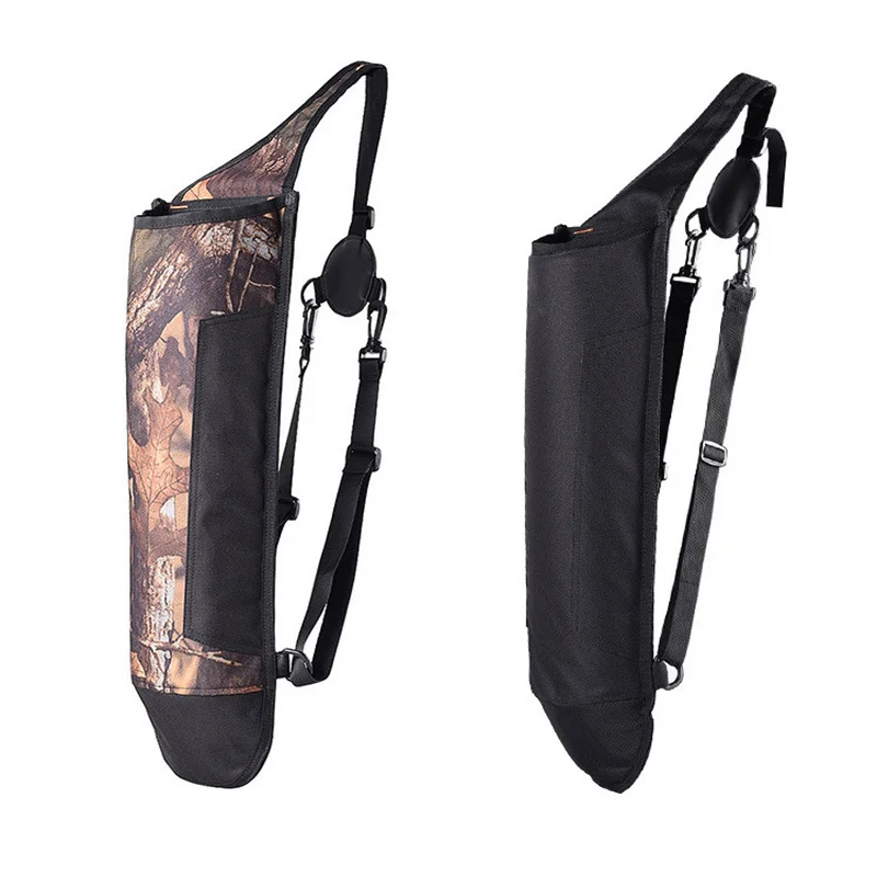 

Portable Oxford Cloth Archery Quiver Shoulder-Back Design Leather Quiver for Compound Recurve Bow hunting Accessories