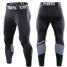 Мужские Компрессионные спортивные штаны для спортзала, мужские спортивные штаны, повседневные лосины, леггинсы для бега, мужские спортивные штаны для фитнеса с базовым слоем