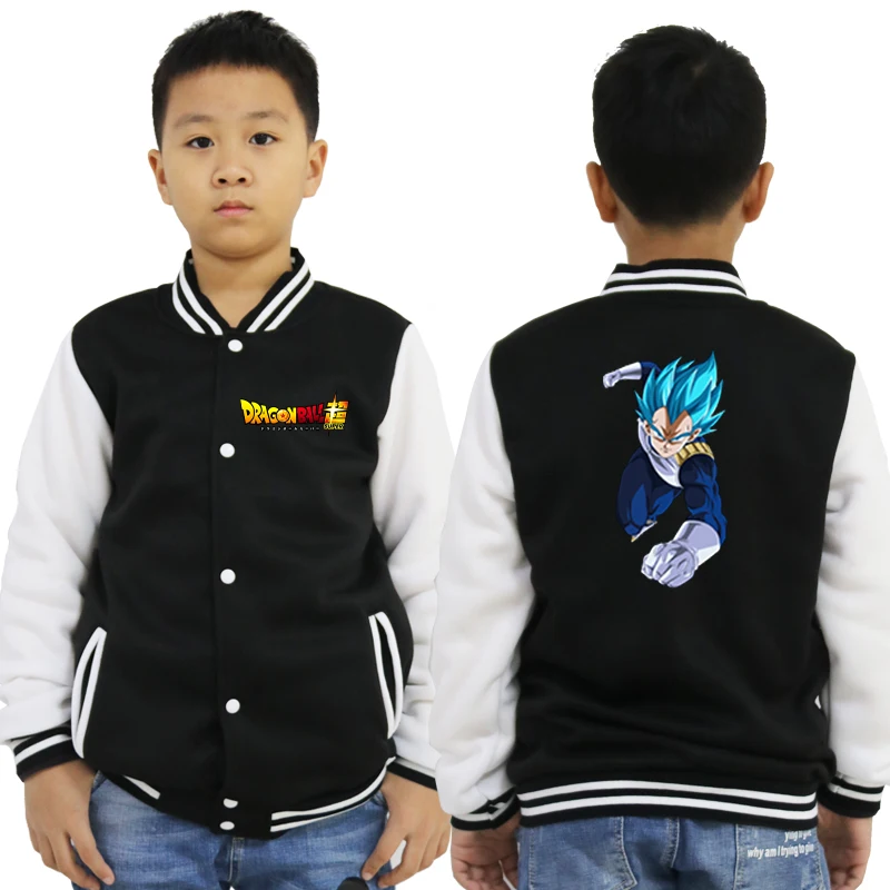 baseball jacket 13 Бейсбольная куртка с принтом «Жемчуг дракона» Спортивный костюм для малышей детская повседневная одежда на осень и зиму для мальчиков и девочек детская одежда топы - Цвет: baseball jacket 13