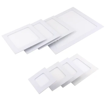 

LED Spot Light Ceiling Lamp 3W 4W 6W 9W 12W 15W 18W 24W + LED Driver Down Light Recessed Ceiling Square Surface Led Downlight