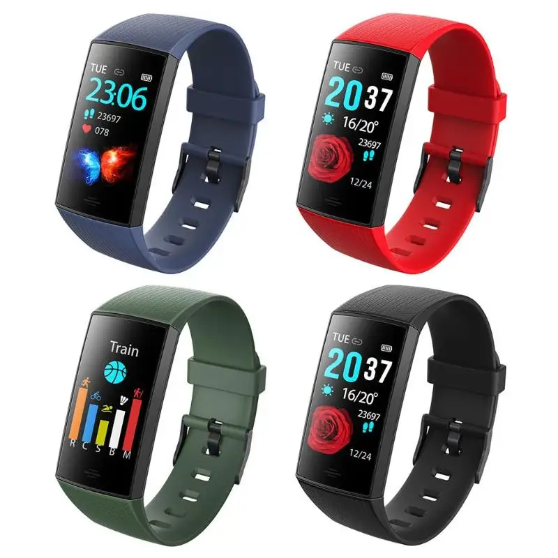 

CY11 Smart Bracelet Wristband eart Rate Monitor Pedometer Tracker Blood Pressure IP67 Waterproof Men Woman Sports Watch