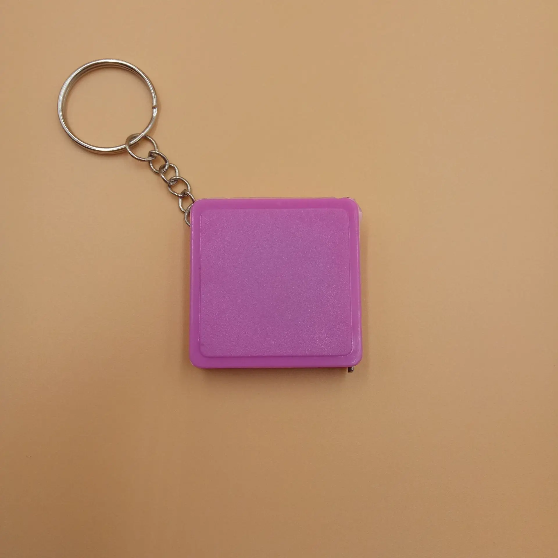Keychain Steel Tape Carry-on Measurement 1 M Square Mini Small Tape Measure Customizable Logo Gift Feet Steel Ruler 100