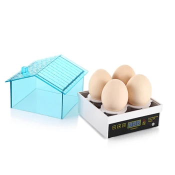 

New China Digital Temperature Small Brooder 4 Mini Hatchery Low Noise Egg Incubator Hatcher For Chicken Duck Bird Pigeon Quail