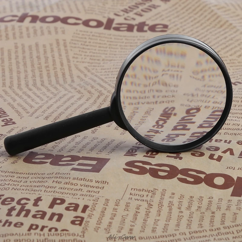 Magnifying Glass 60mm Hand Held 5X Magnifier Reading Lens