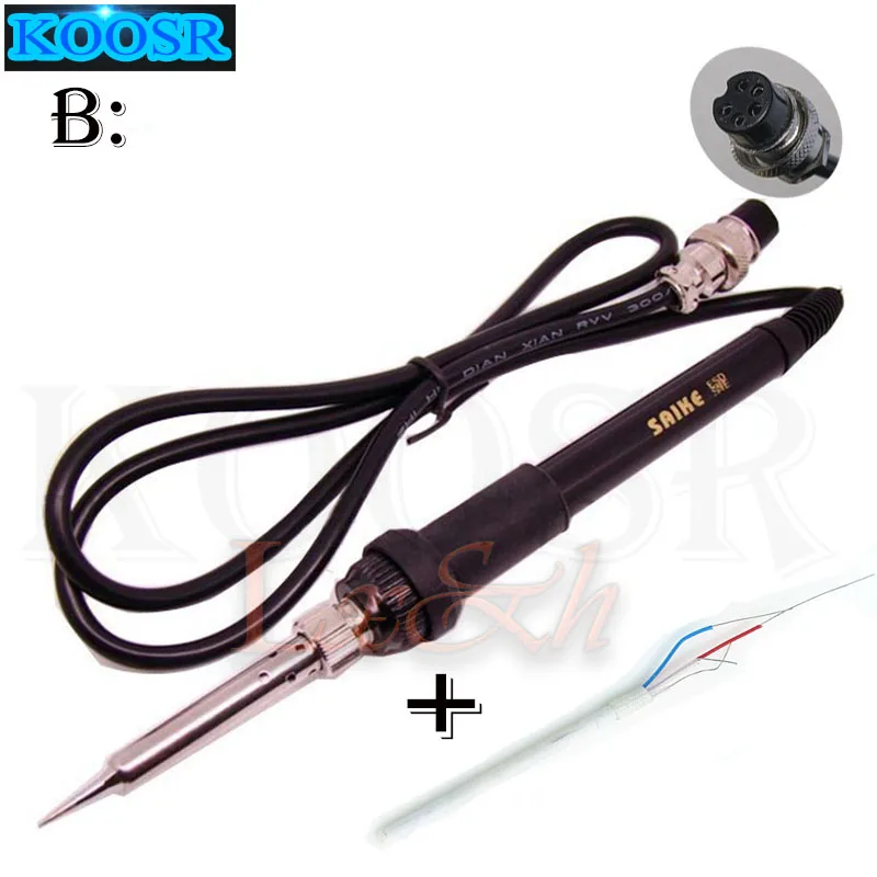 SAIKE Solder Soldering Iron handle Electric Welding Solder iron for SAIKE 936 937 898D 852D+ 852D++ 909D 8586D solder station 2