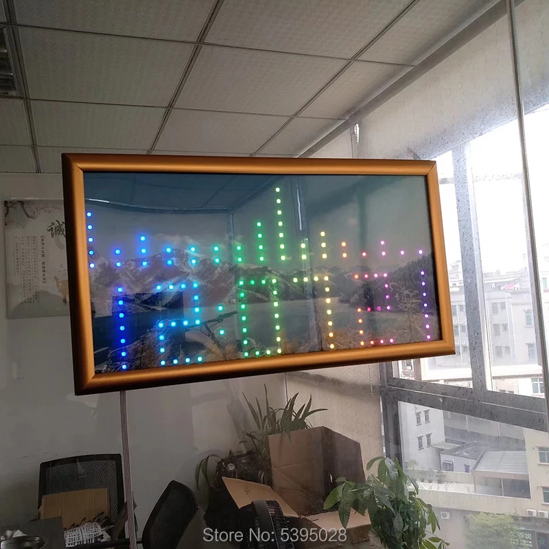 WS2812B Led Dream музыкальные часы адресный чип Rgb5050 умная Пиксельная лента с комплектом