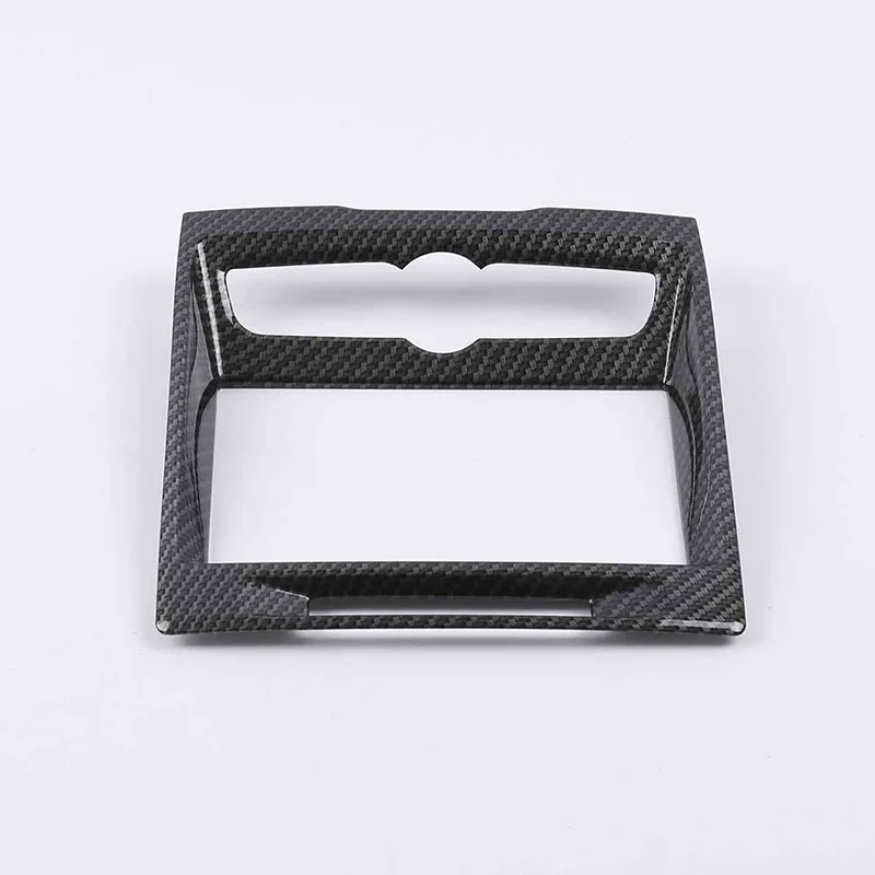 carbon fiber black Lsrtw2017 для Changan Cs95 Автомобильный Gps навигационный экран Рамка хромированная интерьерные аксессуары углеродное волокно - Название цвета: carbon fiber black