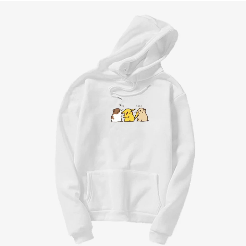 hoody 04 Брендовая новая женская одежда с забавным принтом Покемон Пикачу хомяк, худи с длинным рукавом, популярный Повседневный зимний свитер - Цвет: hoody 04
