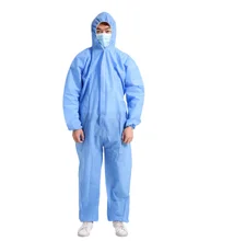 Disposable non-woven protective clothing dust-proof purification three-piece dust-free clothes spray paint