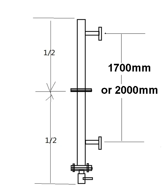 1400Mm Electronic Fuel Water Tank Magnetic Level Meter Sensor
