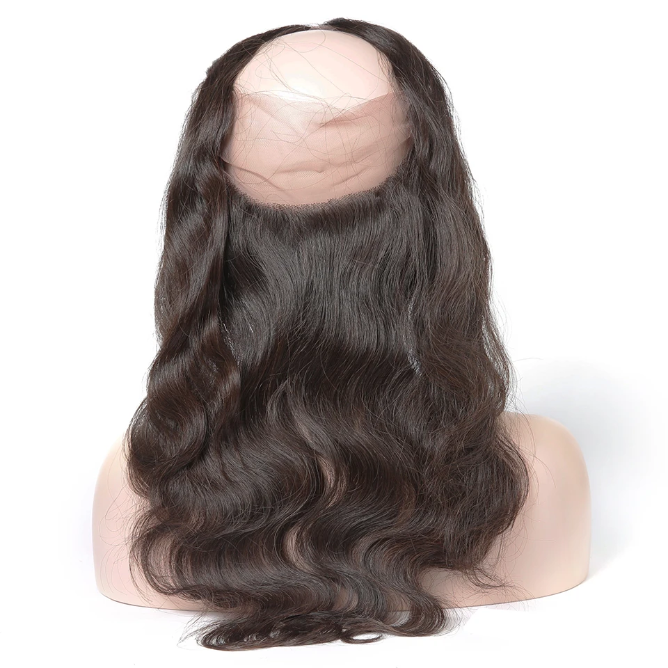 

360 Lace Frontal Closure Brazilian Body Wave Frontal With Baby Hair 100% Remy Human Hair Lace Closure Free Part DJSbeauty