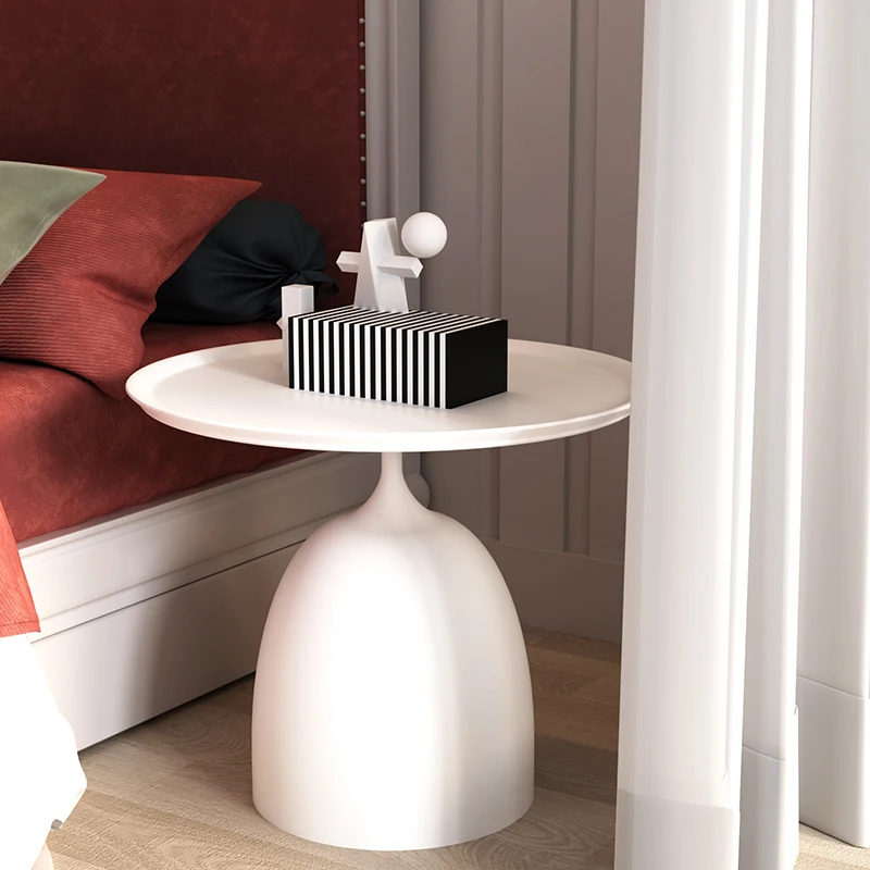 Design Feeling Bed Head Edge Iron Art Corner Modern Balcony Small Tea Table Simple Elegance Versatile Use