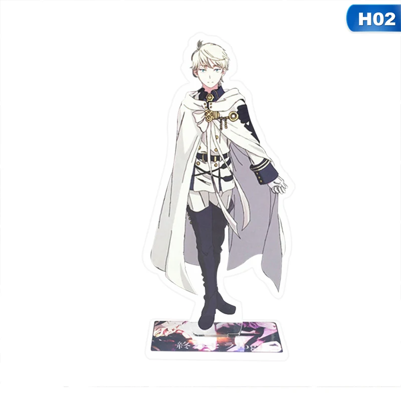 Серафим конца Owari No Seraph Yuichiro Hyakuya Mikaela фигурка на акриловой подставке стол Декор Коллекция Модель - Цвет: 2