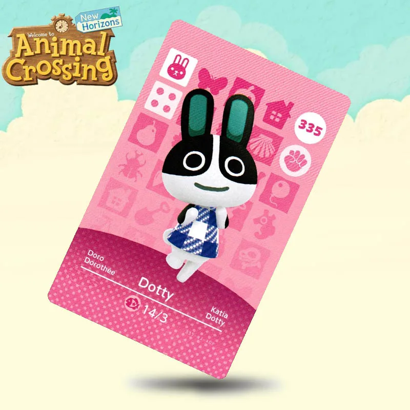 335 Dotty Animal Crossing Card Amiibo Cards Work for Switch NS 3DS Games _  - AliExpress Mobile