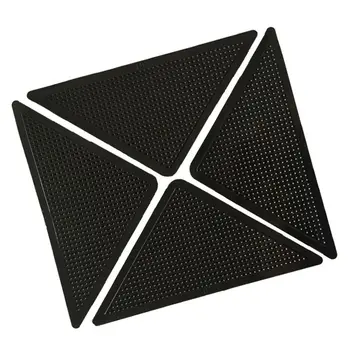 

4x Rug Carpet Mat Grippers Non Slip Anti Skid Reusable Washable Silicone Grip