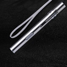 Мини из нержавеющей стали usb зарядка светодиодный перезаряжаемый светильник маленький карманный фонарик Кемпинг Открытый инструмент выживания