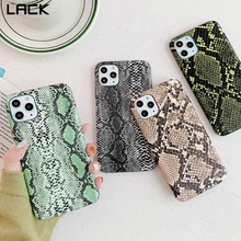 MANGEL AN Schlange Haut PU Leder Fällen Für iphone 12 12mini 11Pro Max 7 8 Plus X XS XR Telefon fall Krokodil Textur Zurück Abdeckung Coque