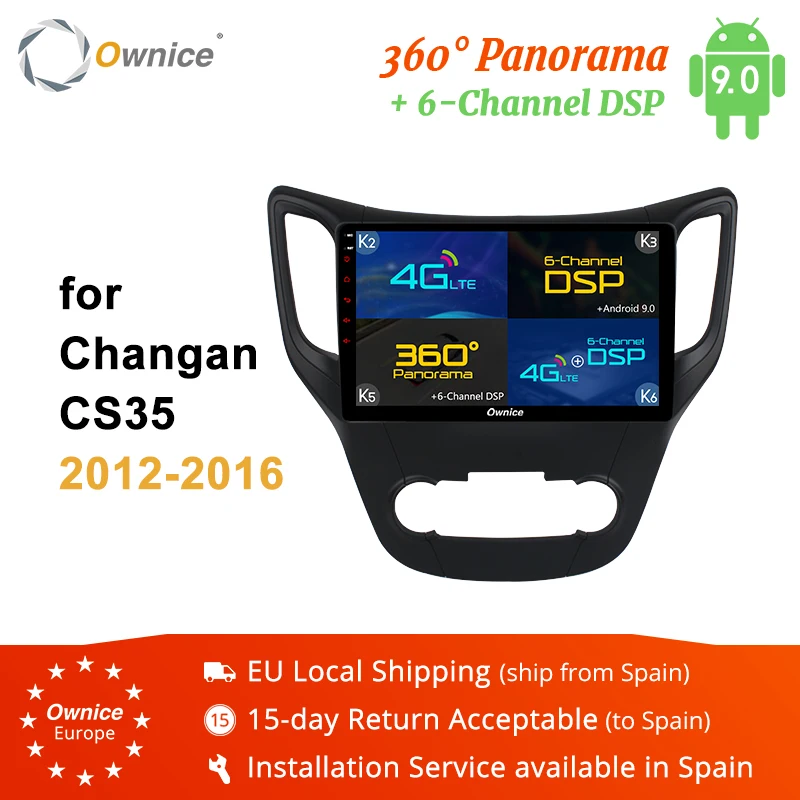 Ownice K1 K2 K3 K5 K6 10 1 &quotAndroid 9 0 автомобильный DVD GPS Navi Радио стерео плеер для CHANGAN CS35 2G + 32G