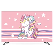 1"-80" 22 дюймов 75 дюймов экран lcd tv PC чехол декоративный капюшон занавес пони Водонепроницаемый Розовый