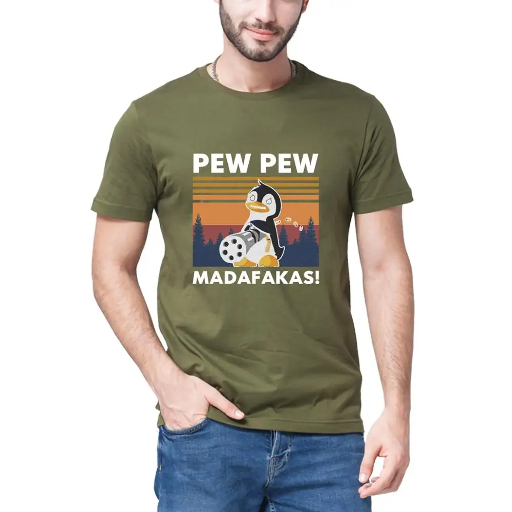 Drôle panguins Gangster PEW PEW Cadeau Top Panguin Mafia crachent Pew T-Shirt 