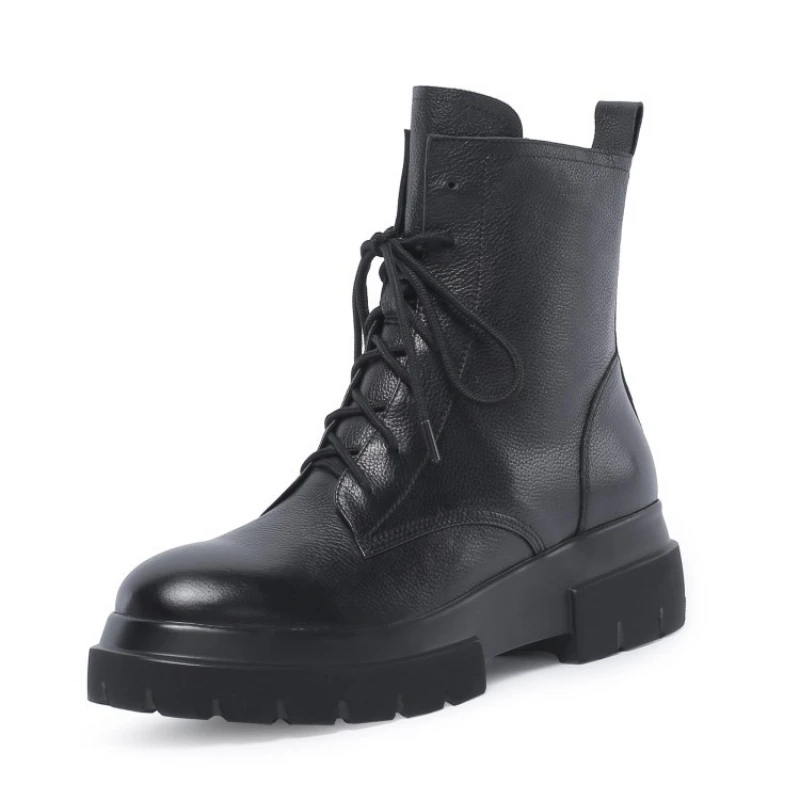 Женская обувь белые Зимние удобные ботильоны из натуральной кожи на молнии модные ботинки на толстой платформе с круглым носком в английск... Женская обувь белые Зимние удобные ботильоны из натуральной кожи на молнии модные ботинки на толстой платформе с круглым носком в английск...