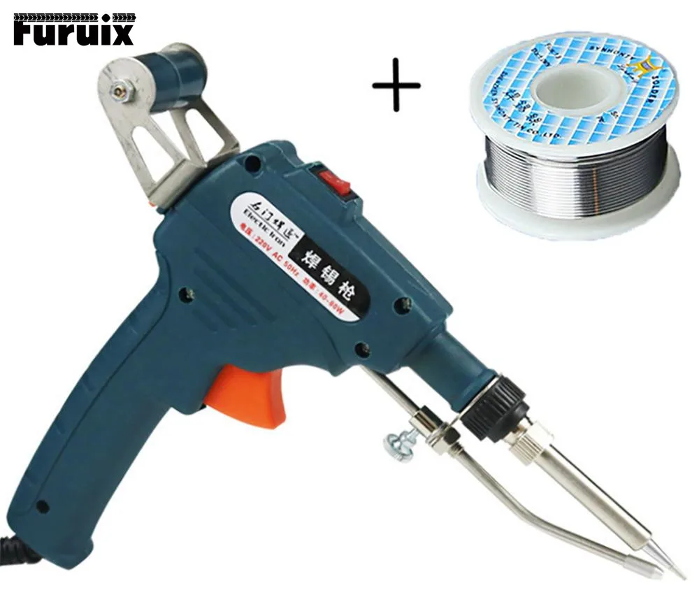 

110V/220V 60W Hand-held Internal Heating Tin Electric Soldering Iron Kit Automatic Send Tin Gun Solder Repair Welding Tools
