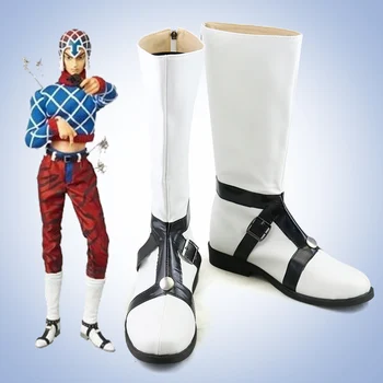 

JOJO's Bizarre Adventure Golden Wind GUIDO MISTA shoes Cosplay Costumes Custom Halloween men women cartoon Game animation shoes