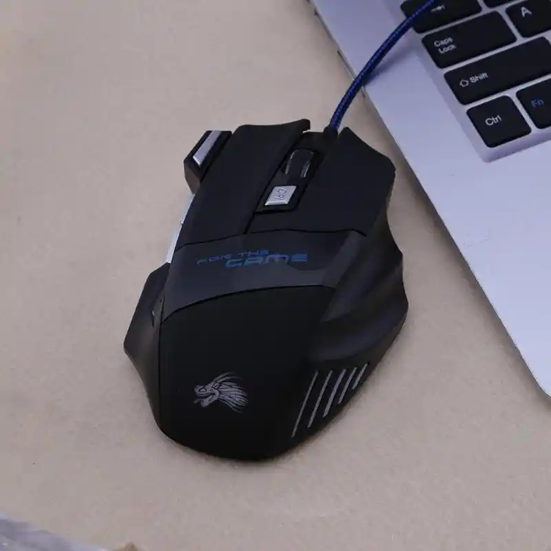 JAKOLY 5500DPI LED Optical Gaming Mouse USB Wired Gamer Mouse 7 Buttons Gamer Computer Mice for Laptop Mice PC