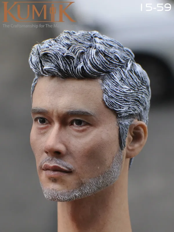 1:6 аксессуары для кукол-фигурок Lee Byung hun, X-men, проф. X, Росомаха, в возрасте Logan head sculpt для 1" куклы-фигурки. A0503