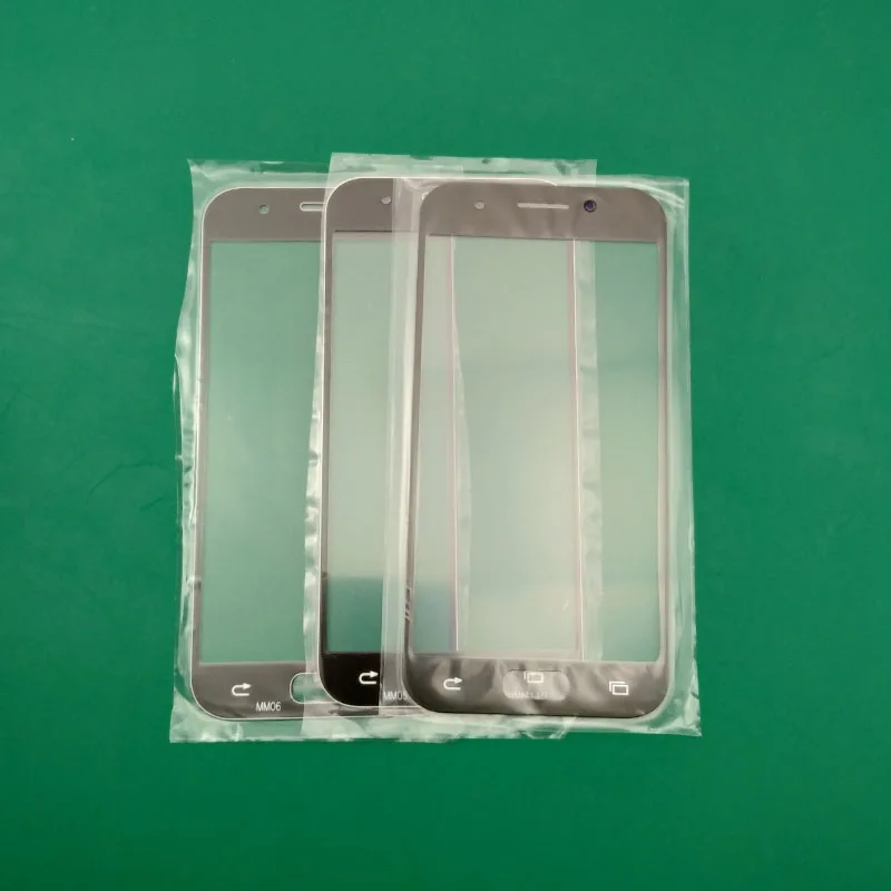 10pcs outer glass+oca film Front Screen Outer Glass Touch Outer Cover Panel LENS For SM A320 A520 A720 (A3 A5 A7 2017)A730 A530