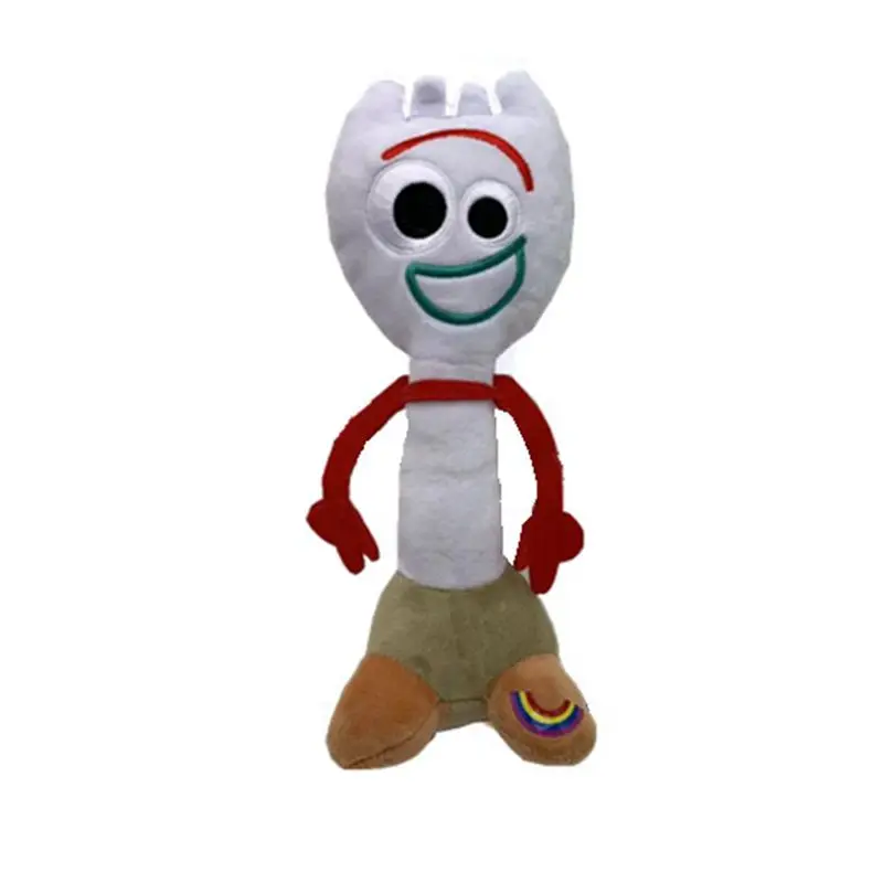 Pixar Toy Story 4 аниме форки Банни Вуди Мягкая кукла мультфильм плюшевые игрушки Дети Рождественский подарок - Цвет: 25cm forky