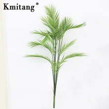 125cm 13 Gabel Künstliche Palme Tropical Palm Pflanzen Große Kunststoff Baum Blätter Gefälschte Monstera Leafs Hause Herbst Dekoration