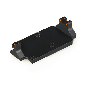 

PPT airguns airsoft hunting scope mounts bracket red dot Plate Tactical RMR Red Dot sight base with fiber for glock pistol