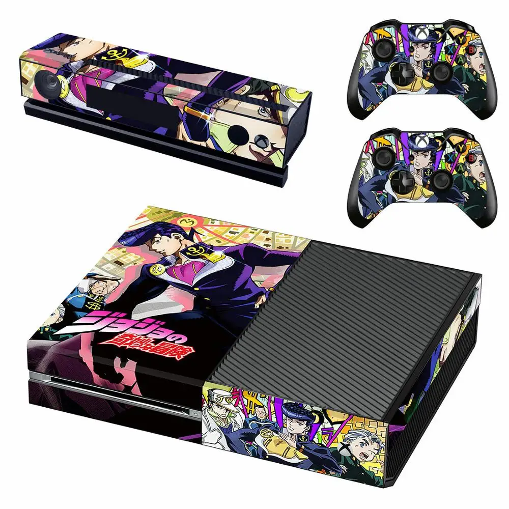 Необычная наклейка JoJo's Adventure s для Xbox one, Виниловая наклейка для Xbox one, консоль Kinect, два контроллера