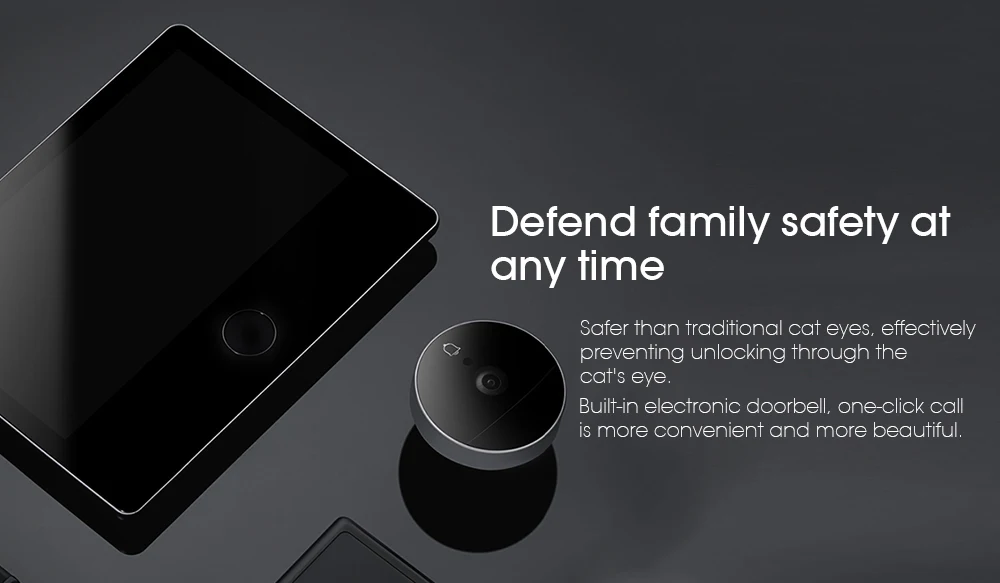 Loock Smart Doorbell Cat Eye Support APP Control 