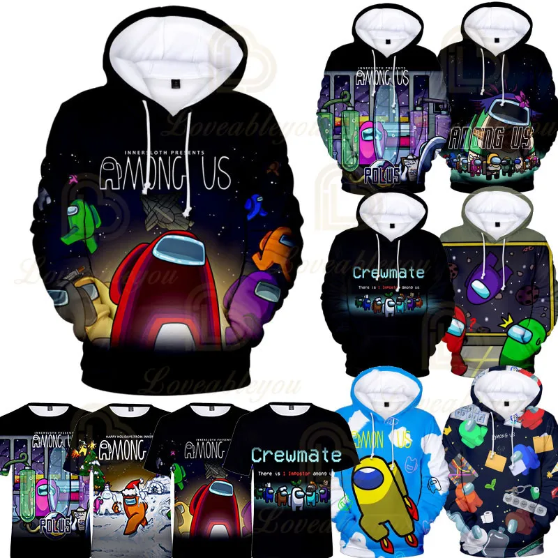 

Among Us aMogus Kids Hoodie Battles Game Shooting Game 3d Swearshirt Men and Women Tops Hoodies Hip Hop Streetwear Teen Clothes