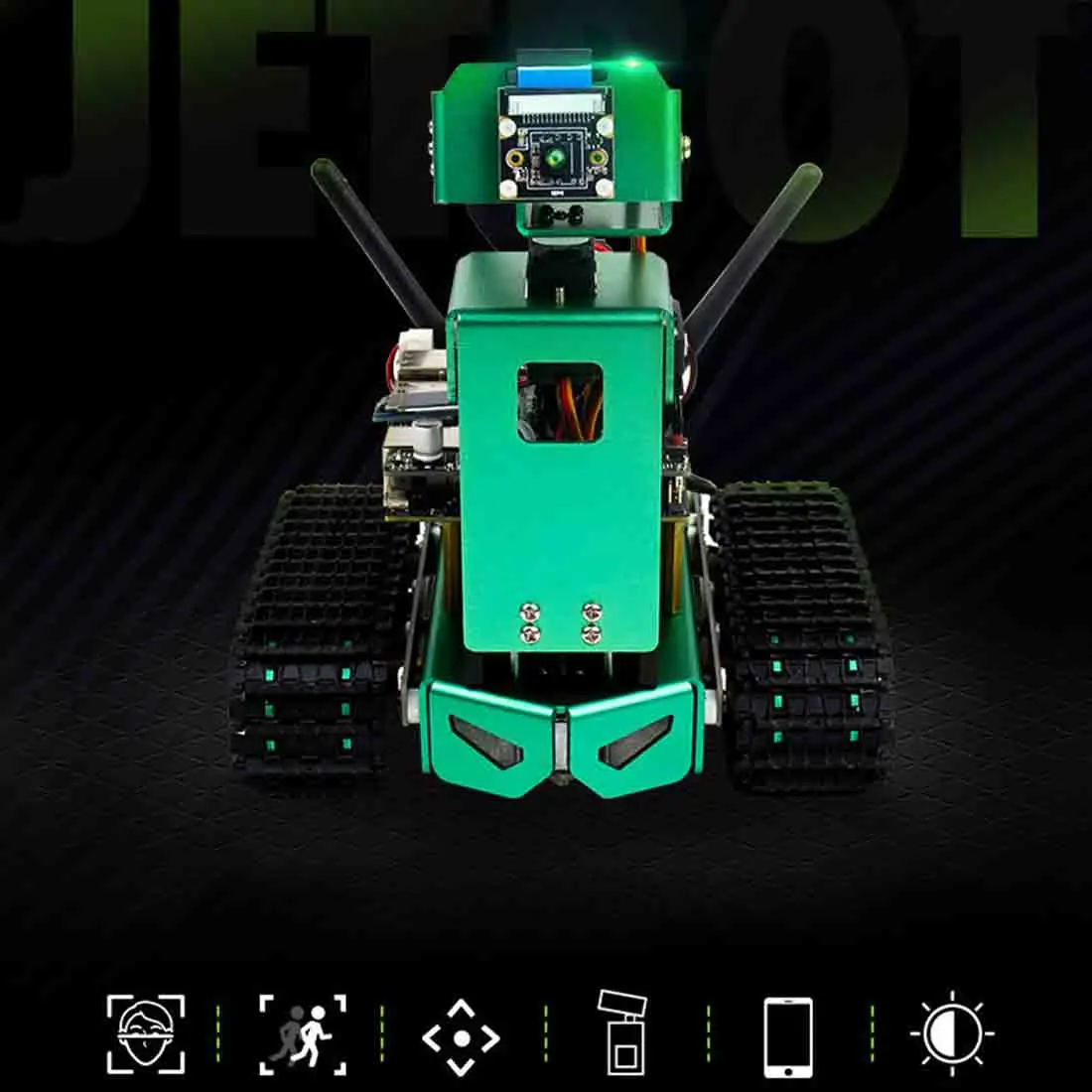  New Artificial Intelligence Car DIY 3DOF/2DOF Robot Car Kit with Development Board for Jetson Nano 