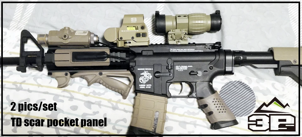 TD шрам карманная панель для LA-5C PEQ15 DBAL laser weaponlighttail Удаленная Защитная панель для M600C/m300A WMX200 insight фонарик