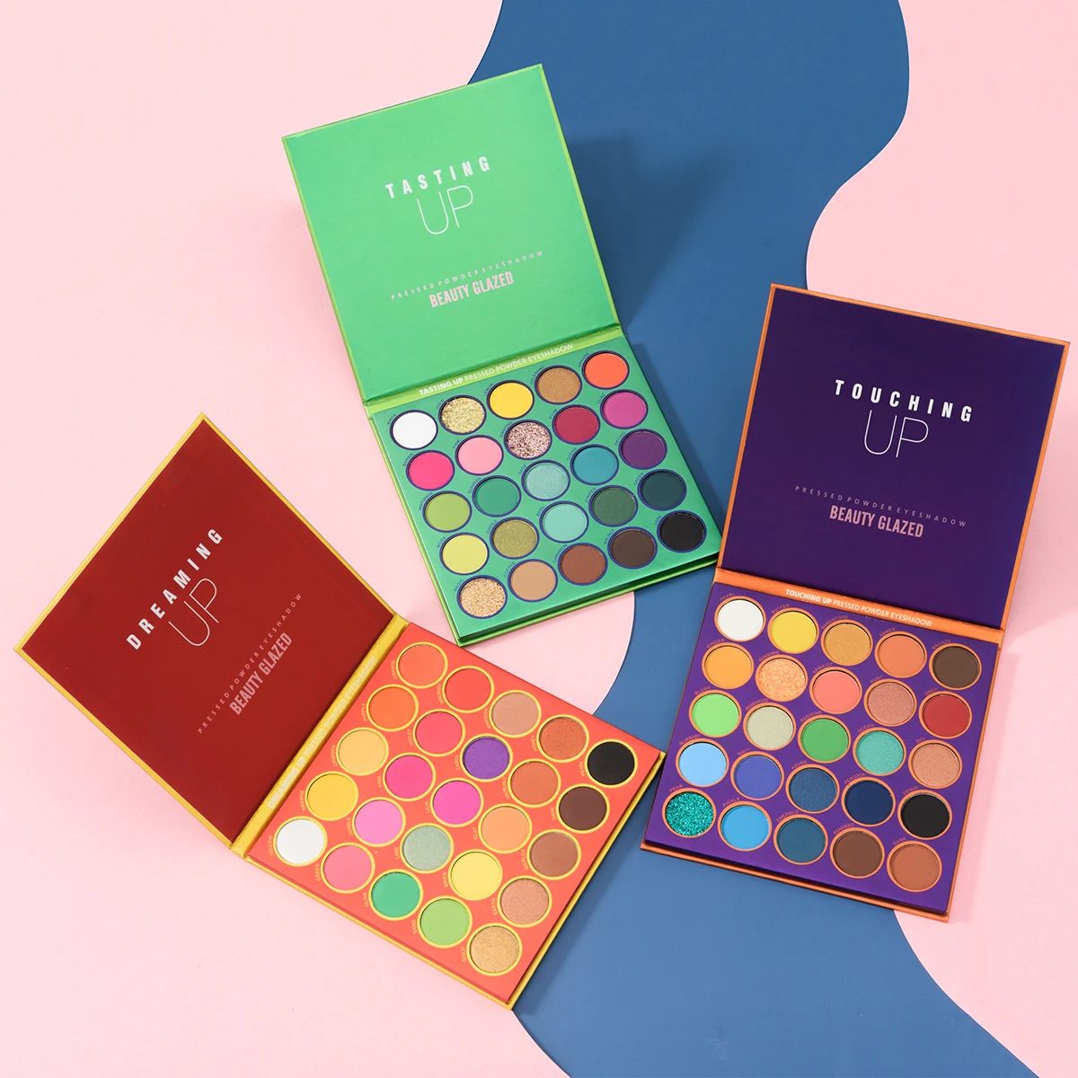 BEAUTY GLAZED Новый 25 Цвета палитра теней для век матовые мерцающие тени блестящие
