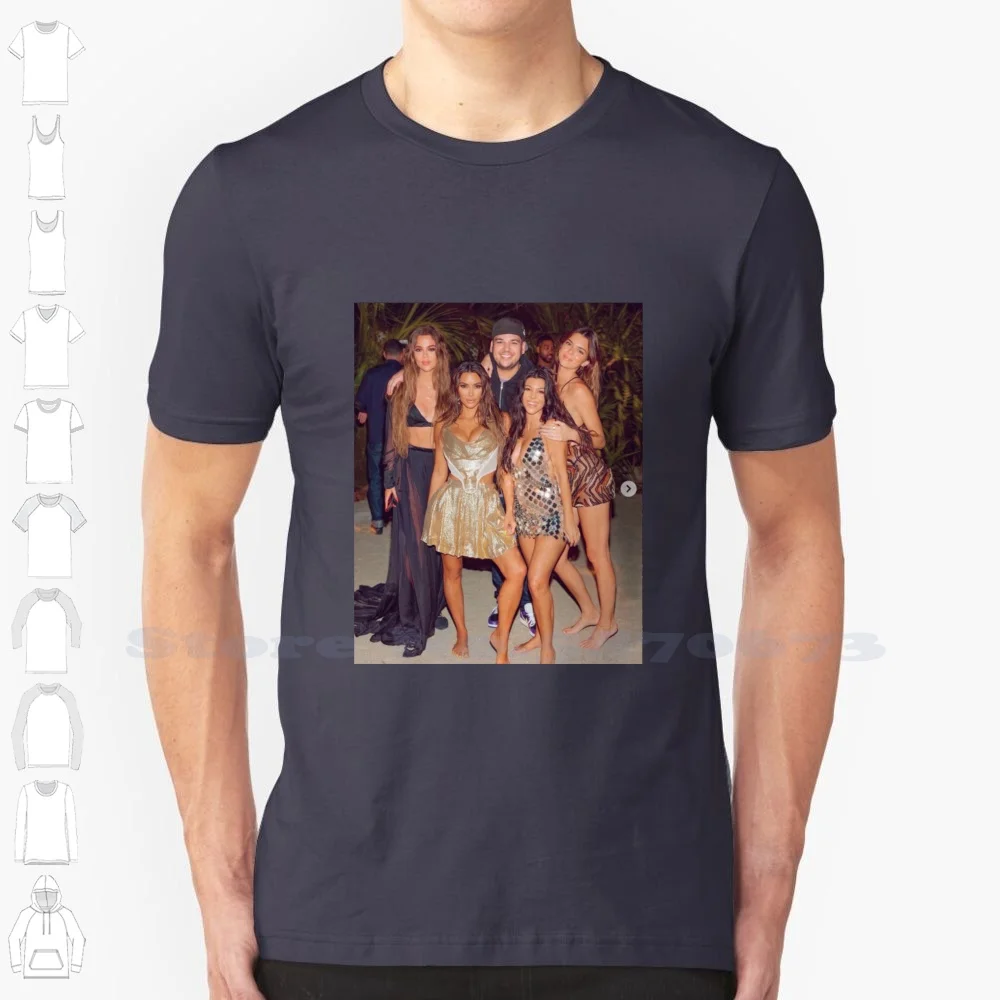 Sorelle E Rob Cool Design Trendy T-Shirt Tee Kim K Kardashian Khlow Kardashian Khloe Kourtney Kardashian Kourtney Kendall