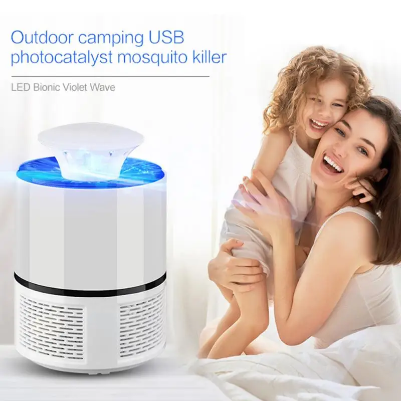 

LED Electric Mosquito Killer Fly Insect Trap Light Bulb Comfortable Sleeping Mosquito-proof Light Night Camping Equipment