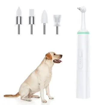 

Pet Cats And Dogs Electric Toothbrush Tooth Polisher Dog Oral Cleaning Plaque Stains Whitening Tool Portable Pet Toothbrush