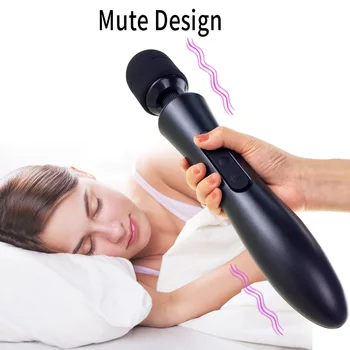 20 Modes Powerful Magic Wand Vibrator for Women Body Massager G Spot Clitoris Stimulator USB Charging Adult Sex Toys for Woman 6
