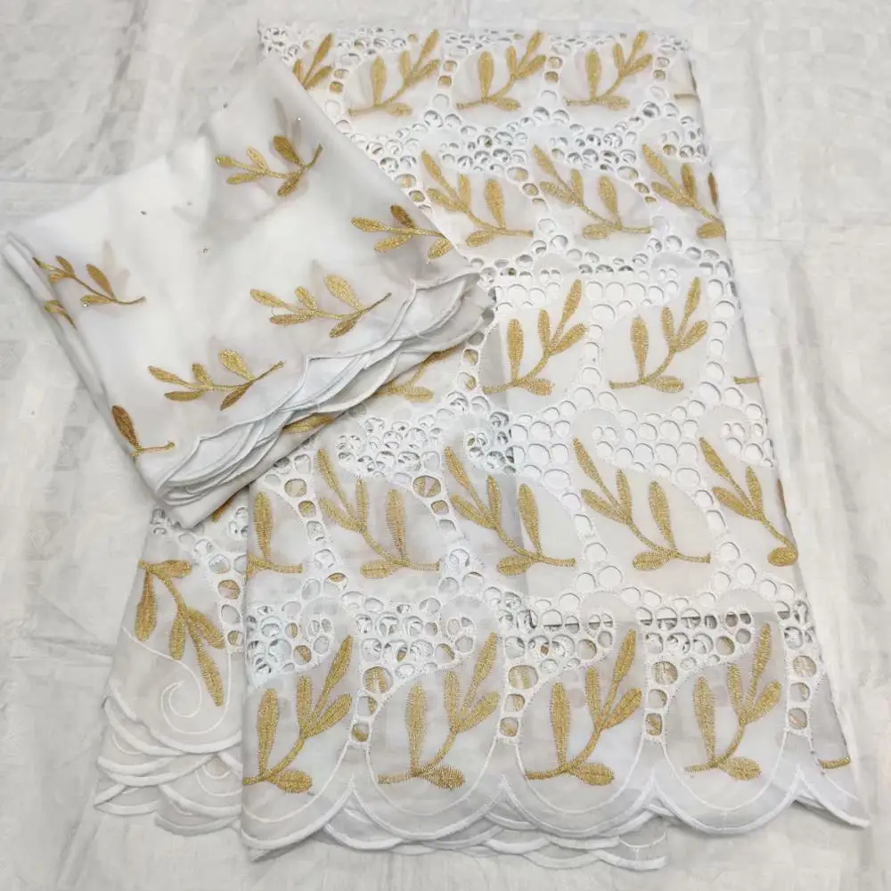 Африканская кружевная ткань, высокое качество, кружевная Свадебная швейцарская вуаль, швейцарское кружево tissu, Африканская Хлопковая сухая кружевная ткань из Дубая, 7Y