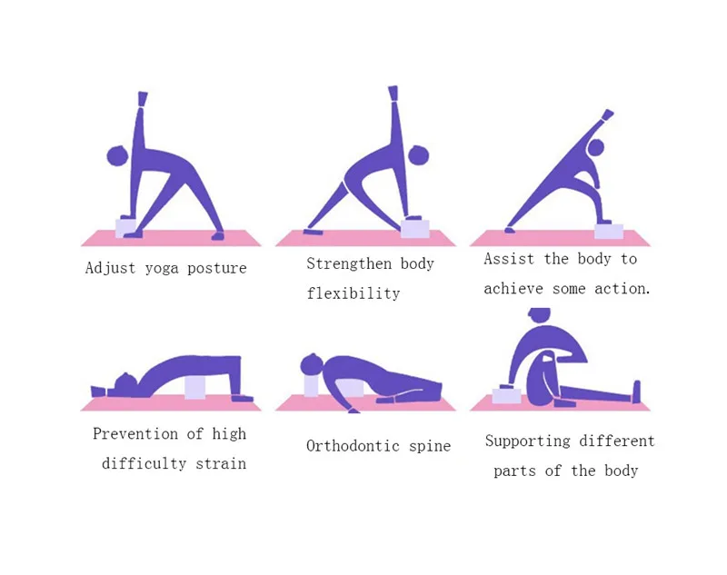Блоки для йоги EVA Йога пробковый блок Пилатес Пена кирпич дом стрейч спортзал, фитнес, Упражнения Инструмент Йога Бодибилдинг развлечения# e