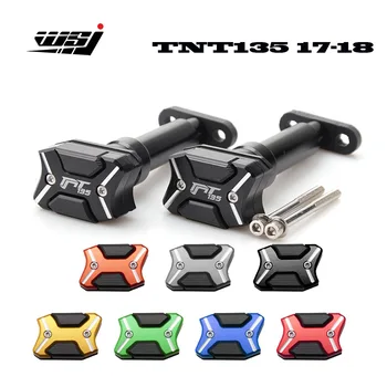 

Motorcycle CNC Aluminum Falling Protection Frame Sliders Crash Protector For Benelli TNT 135 TNT135 2017 2018 17 18
